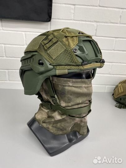 Военные товары Набор шлем + чехол и балаклава