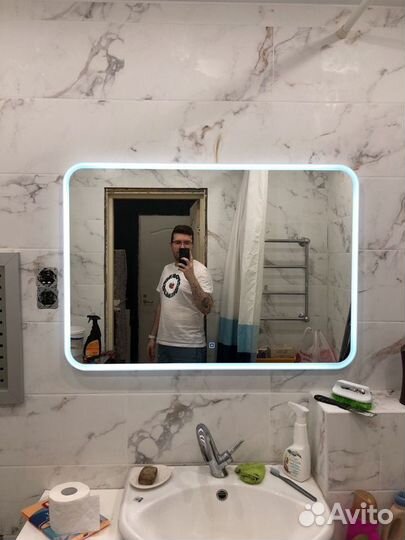 Зеркало в ванную с подсветкой и подогревом
