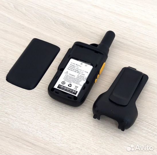 Легкая рация с наушником, комплект 2 штуки