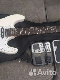 Электрогитара и процессор