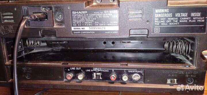 Кассетный магнитофон sharp QT-90ZG