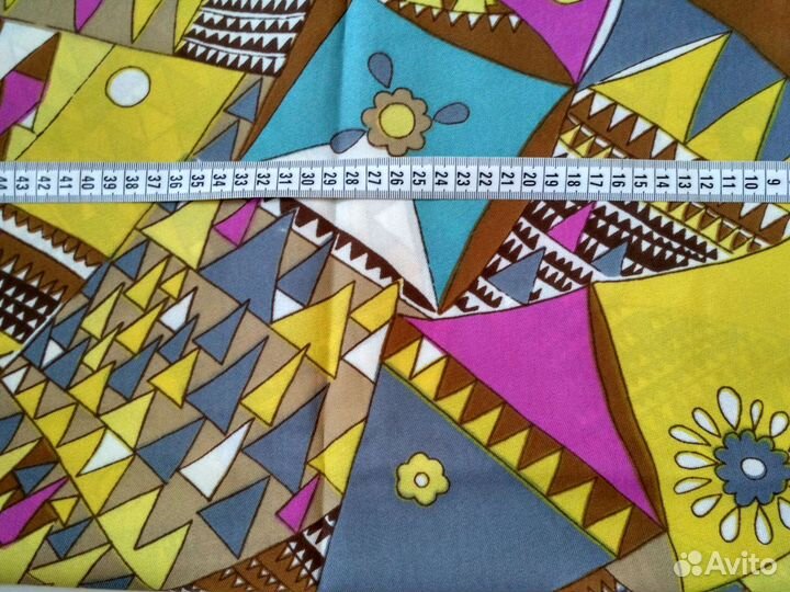 Отрез ткани. Шелк. Винтаж