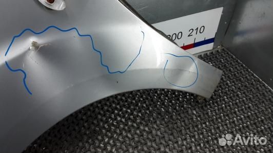 Крыло переднее левое peugeot 4007 (DBG10D901)