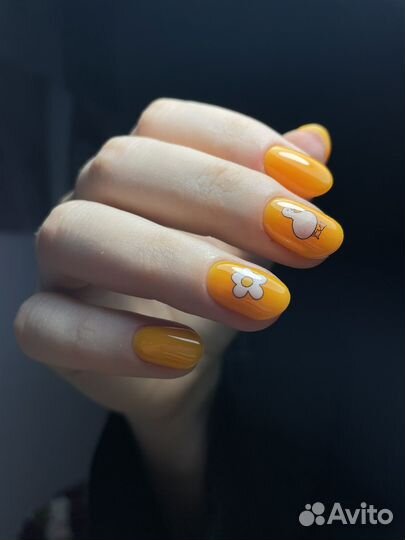 Маникюр, Гель лак, Акварель