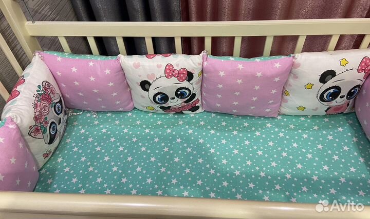 Бортики на кроватку