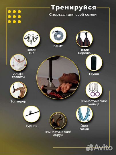 Многофункциональный турник-крепление Grip Point