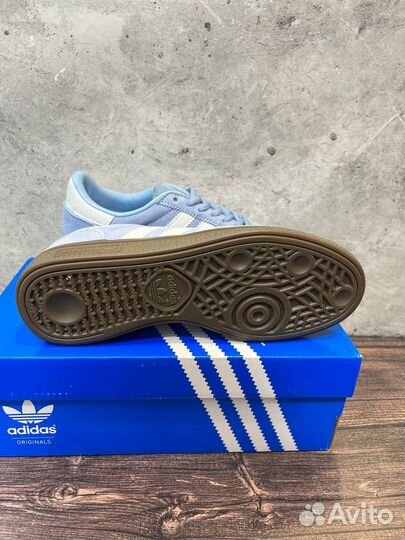 Кеды adidas spezial голубые