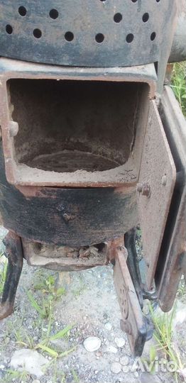Печь буржуйка чугунная СССР