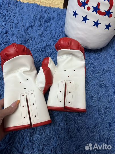 Груша боксерская с перчатками детская