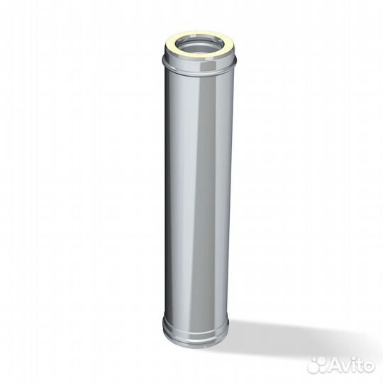 Труба-сэндвич Ф 150х210 L1,00м (430/0,5х0,5) (4/1