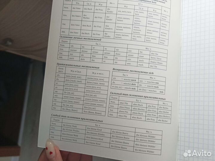 Тетрадь для немецкого языка