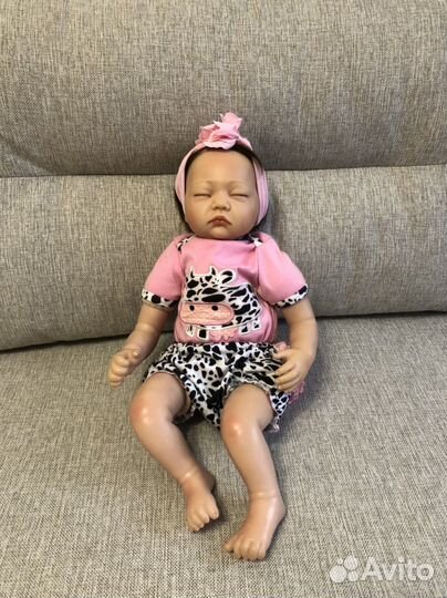 Кукла реборн силиконовая девочка