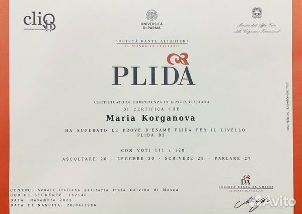 Переводчик с итальянского