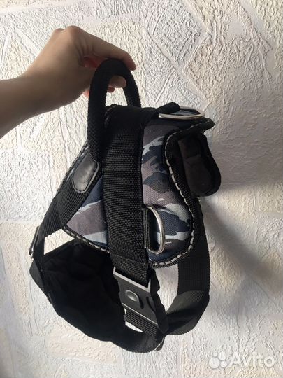 Шлейка для собак. Усиленная тактическая