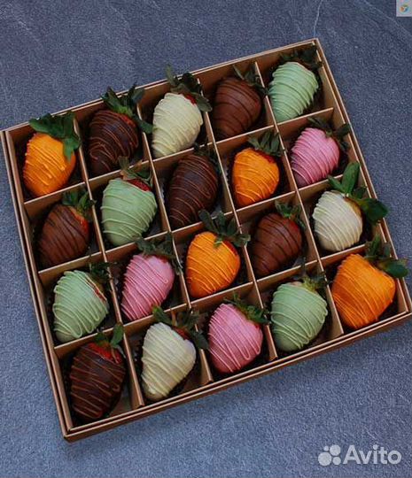 Букет из клубники в шоколаде