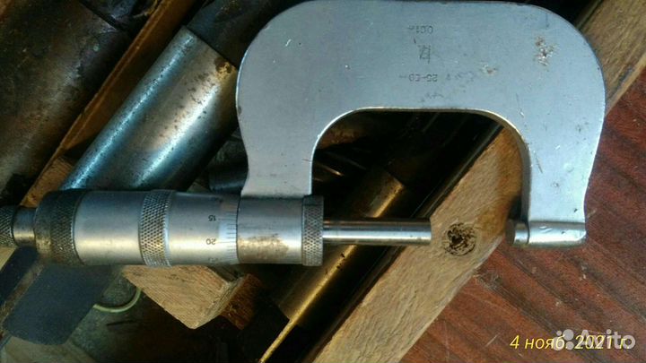 Фрезы, микрометр