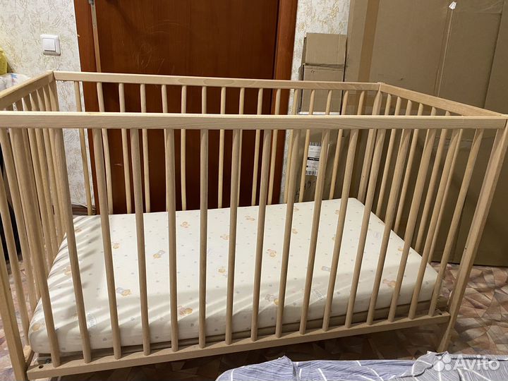 Детская кроватка IKEA сниглар