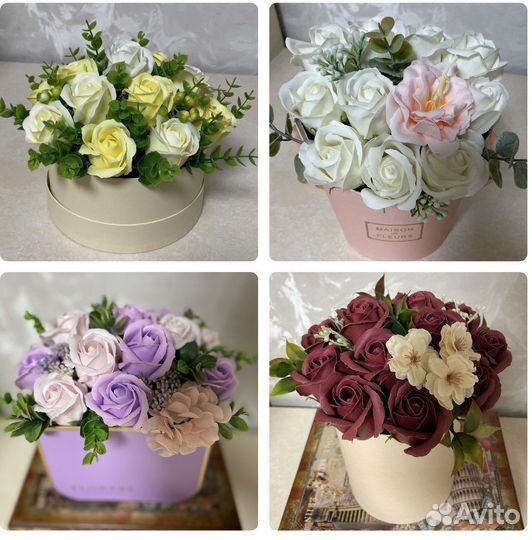 Букет из мыльных роз/шар баблс/набор со сладостями