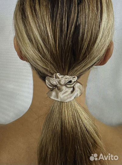 Шелковая резинка для волос ToLiLe Натуральный шелк