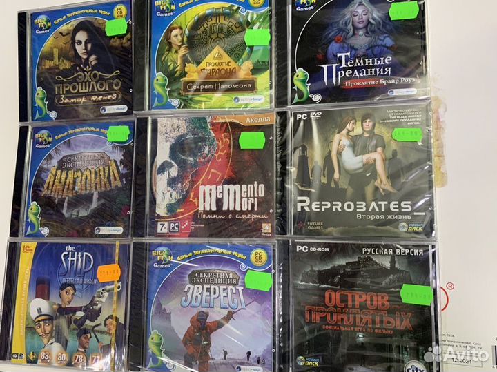 Игры лицензионные для пк (pc) в заводской упаковке