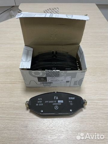 Оригинальные тормозные колодки A0004209103 купить в Москве MERCEDES ...