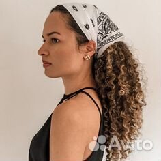 Платок Бандана с классическим принтом арт Б 00002