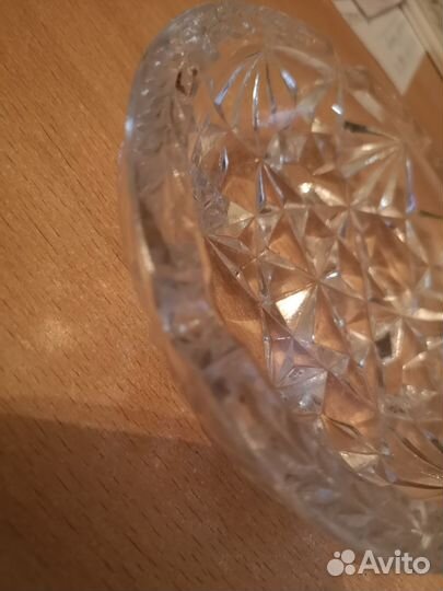 Хрустальная пепельница. СССР. Редкая