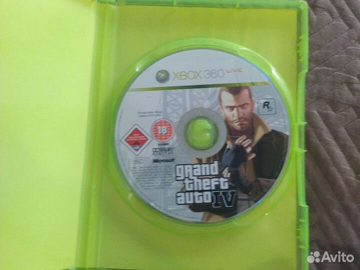 Диски на xbox 360 гта 4