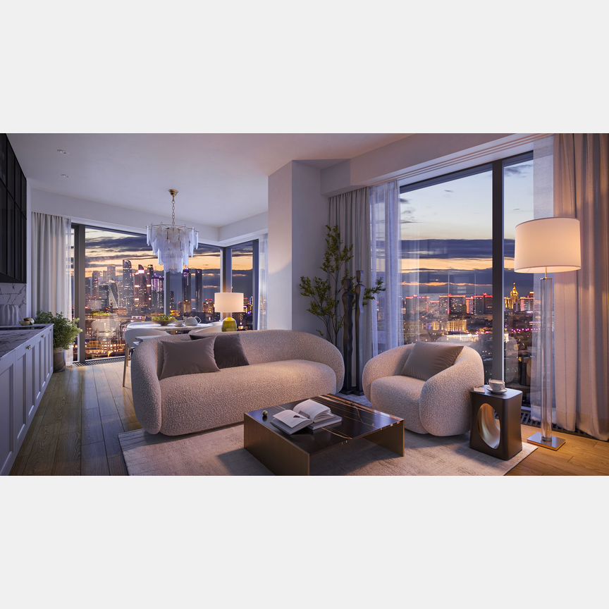 2-к. квартира, 59,6 м², 2/24 эт.