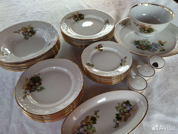 Сервиз Виноград СССР новый