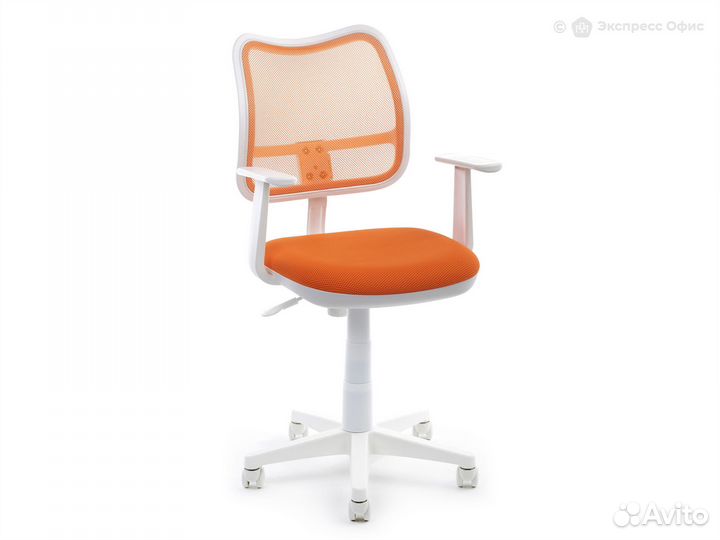 Кресло компьютерное детское Бюрократ CH-W797/OR/TW