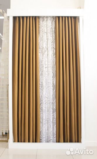 Эко-шторы под лен