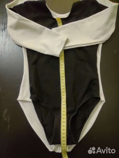 Купальник гимнастический черный