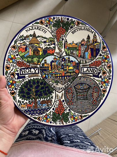 Тарелка настенная декоративная панно настенное