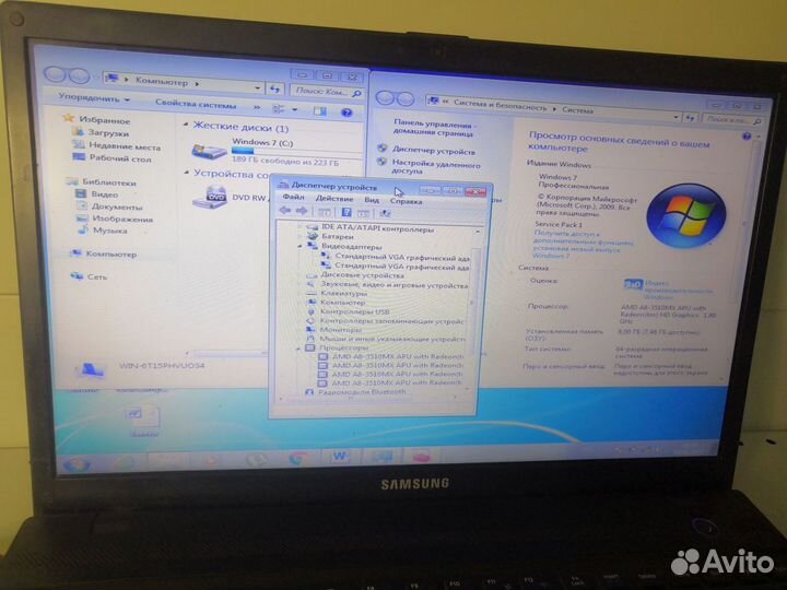 Ноутбук Samsung np305v5a