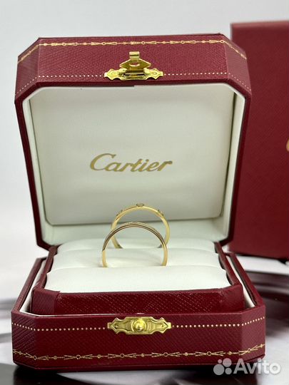 Обручальные золотые кольца Cartier Love