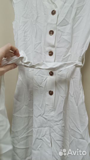 Белый комбинезон mango 42 s