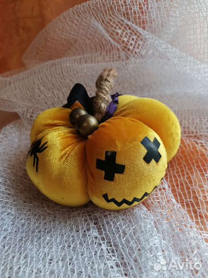 Тыква текстильная интерьерная