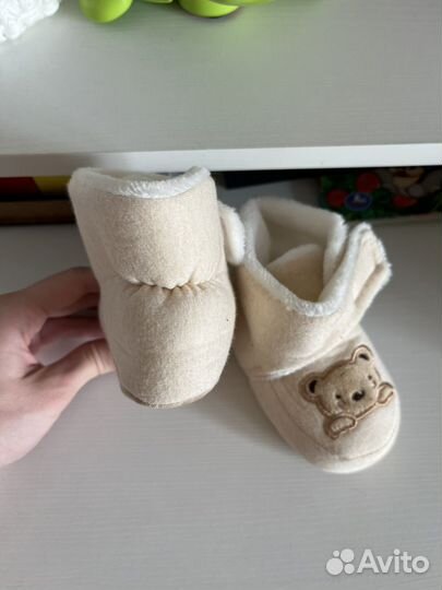 Пинетки теплые 12-13 размер