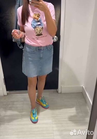 Джинсовая юбка dkny 48 р