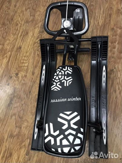 Детские сани снегокат