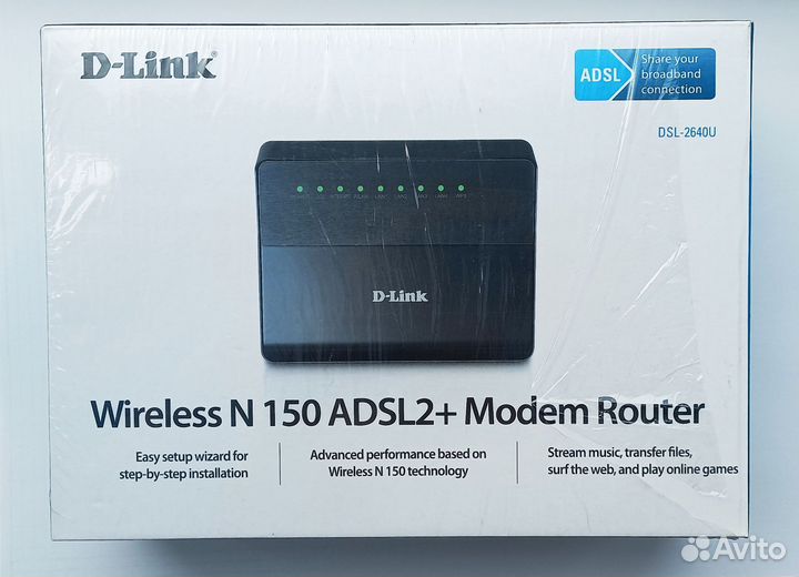 Роутер D+Link Wireless N150 adsl2+ Modem Router