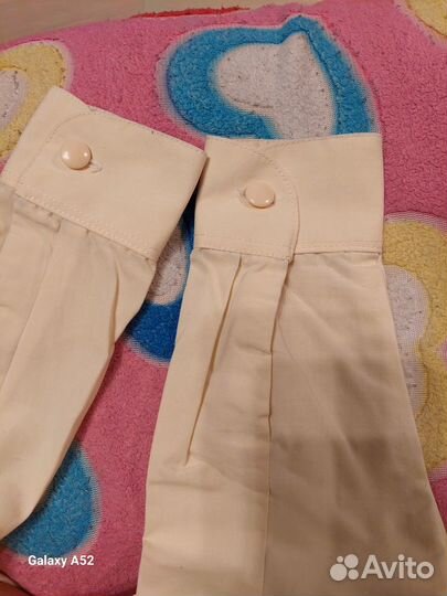 Кадетская рубашка кремовая