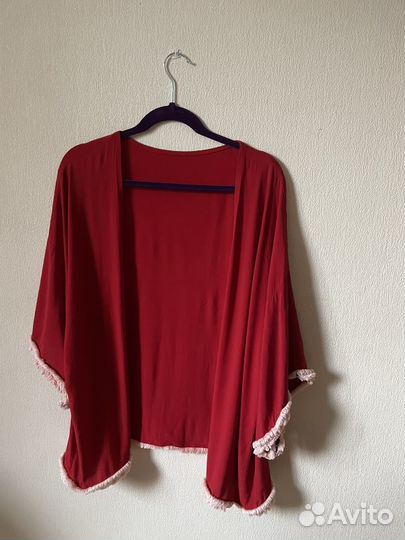 Рождественнская накидка болеро