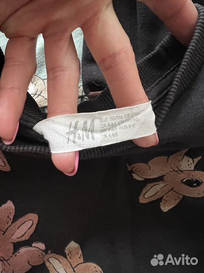 Комплект для девочки платье и свишот H&M