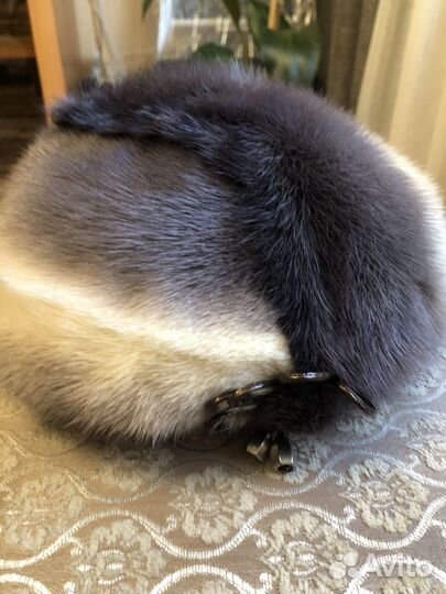 Берет норка 57 размер, б/у