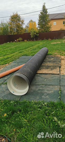 Труба пластикова гафрированая d 500 с раструбом