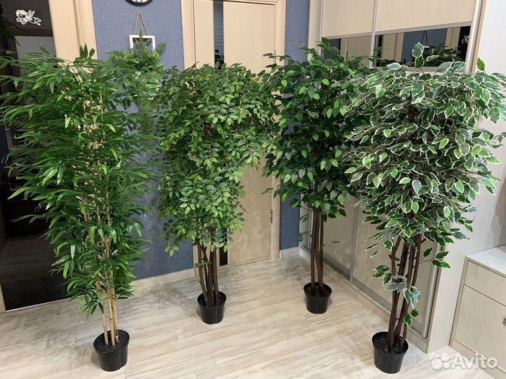 Искусственные деревья разные