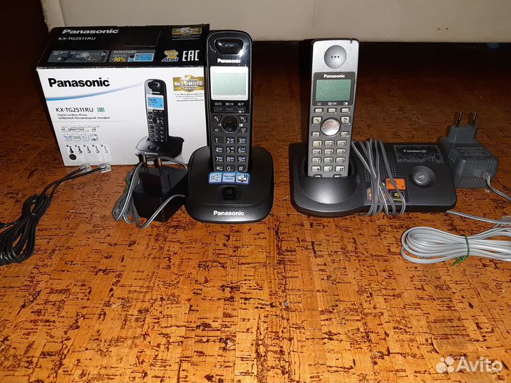 Беспроводной телефон panasonic