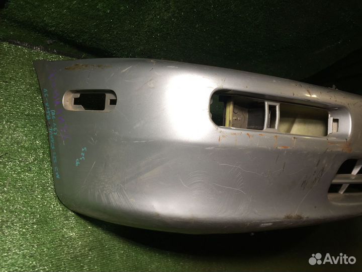 Бампер передний Mazda Familia BHA Серебро с усилит